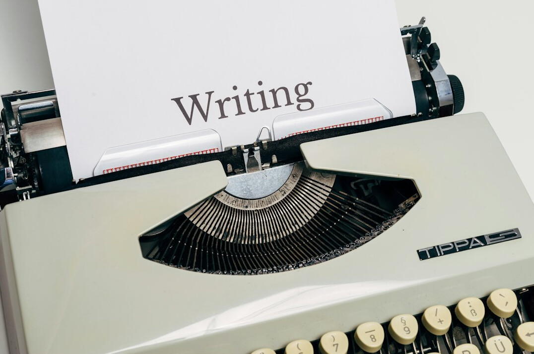 author editing manuscript
